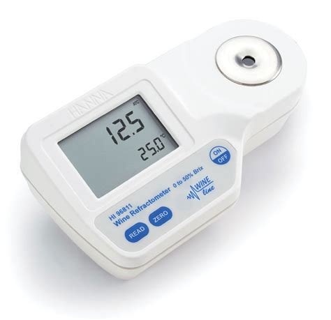 hanna digital refractometer review|hanna digital refractometer hi 96811.